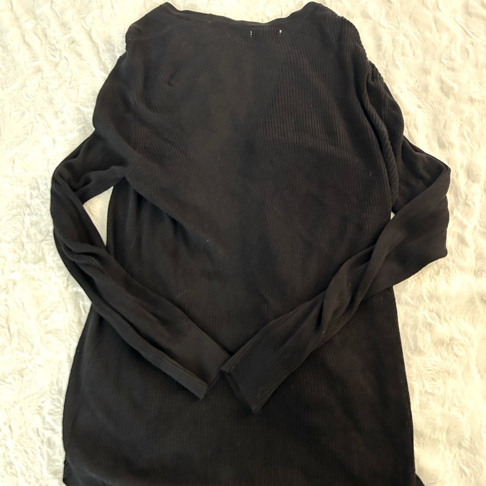 Black Long Sleeve Women's Cardigan Sweater
